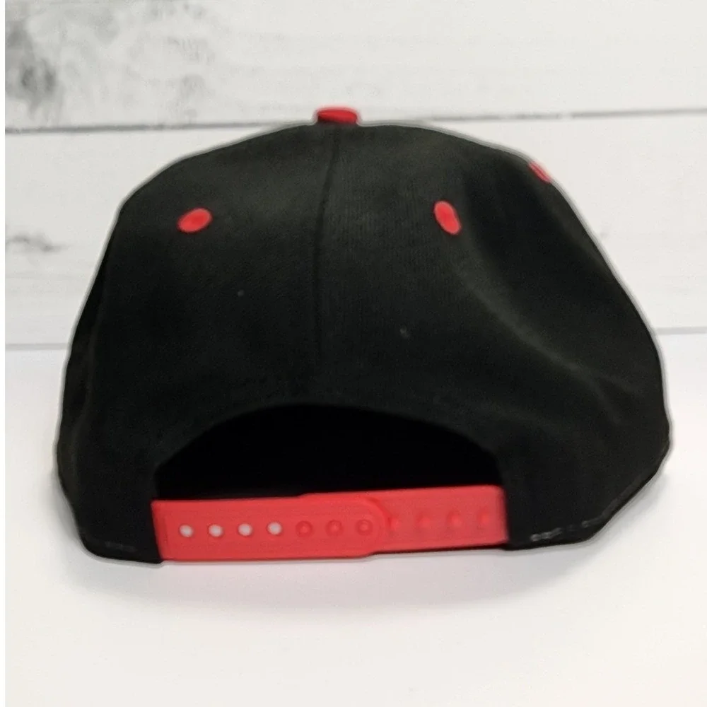New Era 9FIFTY Tampa Bay Buccaneers Snapback Hat Black Red NFL Football Cap OSFM